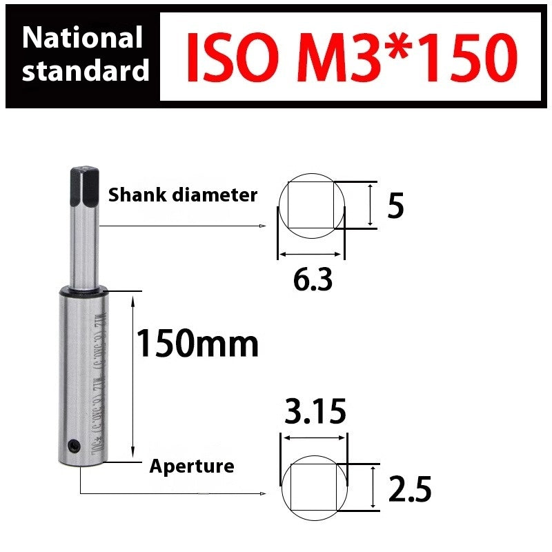 2090-Tapping extension rod Tapping extension rod Tapping extension rod Tapping national standard Japanese standard M3 M4M5M68 adapter deep hole tapping Shandong Denso Pricision Tools Co.,Ltd.